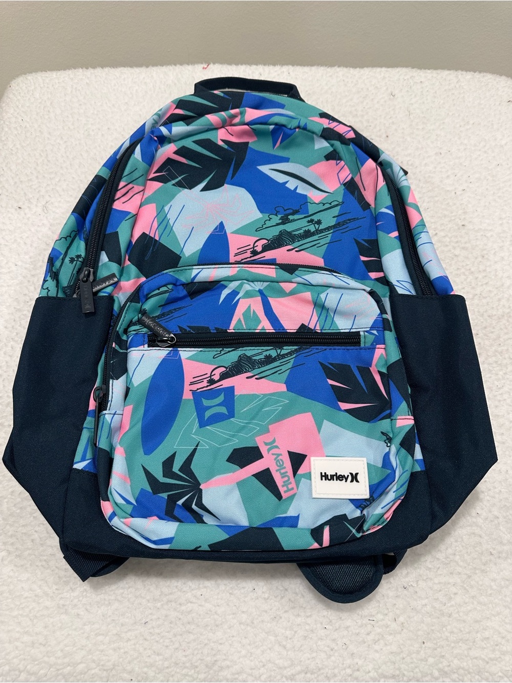 Hurley Multicolor Printed Backpack